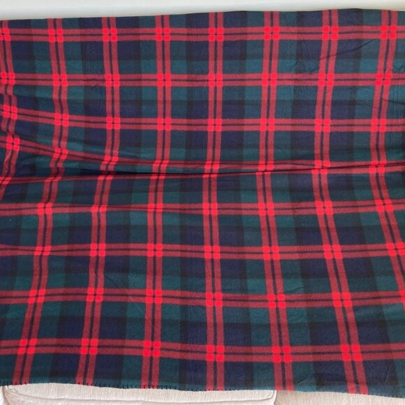 RM Auction Blanket Gull Wing Group Convention 5' x 4' Red & Black Plaid NEW - Picture 2 of 8